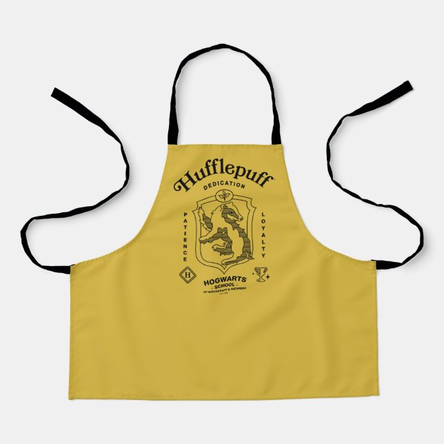 HUFFLEPUFF™ Hingabe Geduld Loyalität Wappen Schürze (Vorderseite)