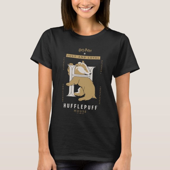 HUFFLEPUFF™ House Just and Loyal T-Shirt (Vorderseite)