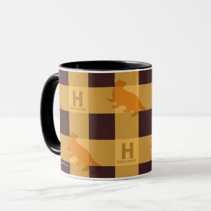 HUFFLEPUFF™ Karo Kariertes Muster Tasse