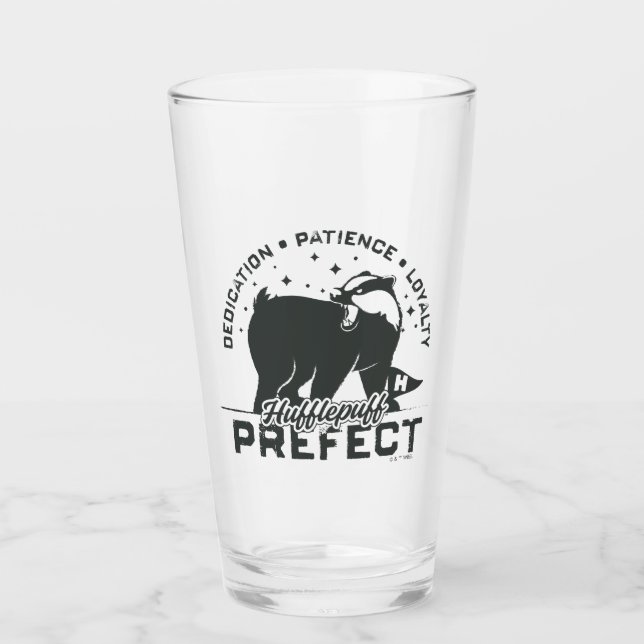 HUFFLEPUFF™ Präfektives Abzeichen Glas (Vorderseite)