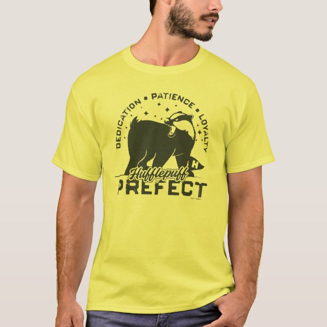 HUFFLEPUFF™ Präfektives Abzeichen T-Shirt (Vorderseite)