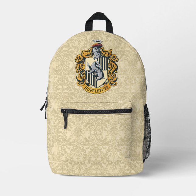 Hufflepuff Wappen Bedruckter Rucksack (Vorderseite)