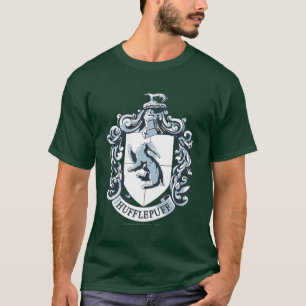 Hufflepuff-Wappen Blau T-Shirt