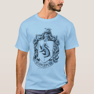 Hufflepuff Wappen Blue T-Shirt