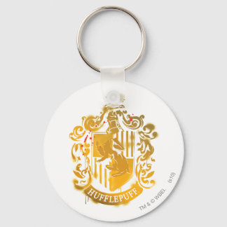 Hufflepuff Wappen - geplättelt Schlüsselanhänger