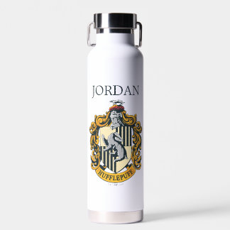 Hufflepuff Wappen | Name hinzufügen Trinkflasche