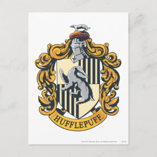 Hufflepuff Wappen Postkarte