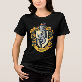 Hufflepuff Wappen Tri-Blend Shirt