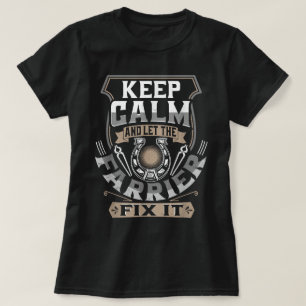 Hufschmied-Geschenke Pferdepflege Hufbeschlag T-Shirt