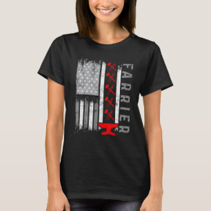 Hufschmied Hufeisen Hufbeschlag Hufschneiden 4 T-Shirt