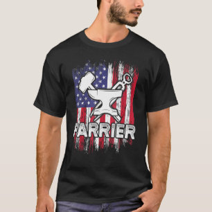 Hufschmied Hufeisen Hufbeschlag Pferd 50 T-Shirt