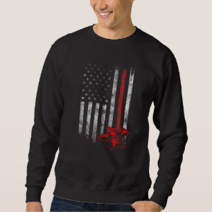 Hufschmied Hufeisen Hufbeschlag Pferd Sweatshirt