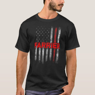 Hufschmied Hufeisen Hufpflege Pferdebeschlag T-Shirt