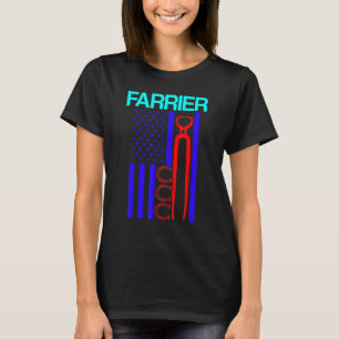 Hufschmied Hufeisen Hufschneiden Equine Beschlagen T-Shirt