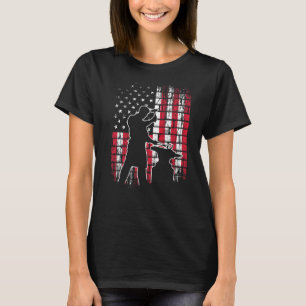 Hufschmied Hufeisen Hufschneiden Equine Beschlagen T-Shirt