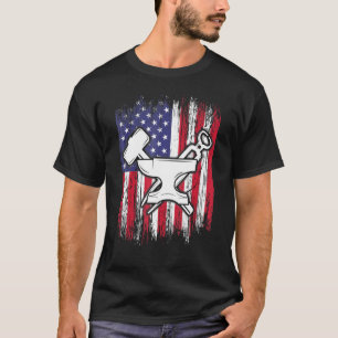 Hufschmied Hufeisen Hufschneiden Equine Beschlagen T-Shirt