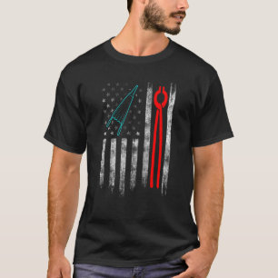 Hufschmied Hufeisen Hufschneiden Equine Beschlagen T-Shirt