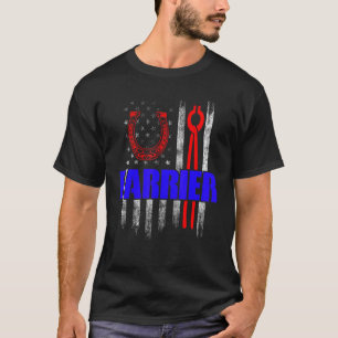 Hufschmied Hufeisen Hufschneiden Equine Beschlagen T-Shirt