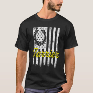 Hufschmied Hufeisen Hufschneiden Equine Beschlagen T-Shirt