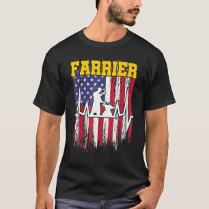 Hufschmied Hufeisen Hufschneiden Equine Beschlagen T-Shirt
