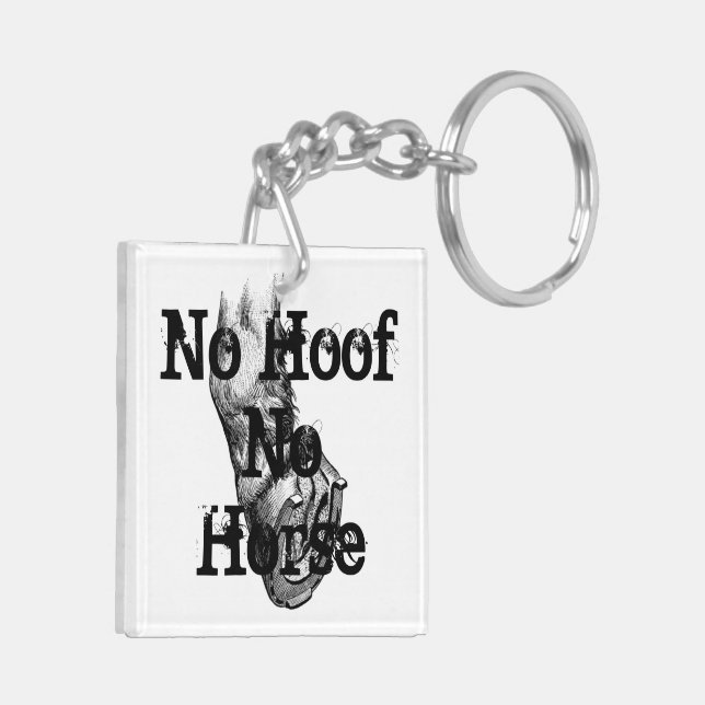 Hufschmied-Schlüsselanhänger Schlüsselanhänger (Rückseite links)