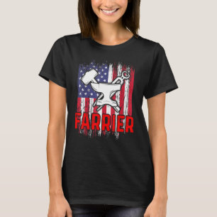 Hufschmiedehütte Pferdehaltung _56 T-Shirt