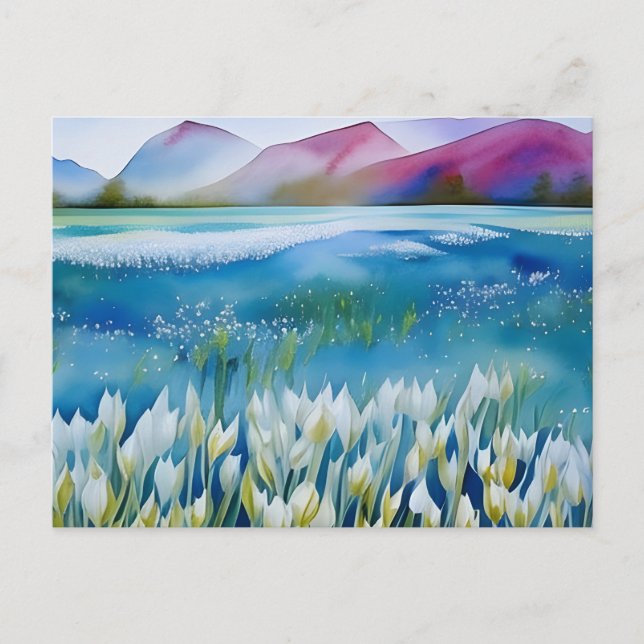 Hüfte, Blume, Postkarte (Vorderseite)