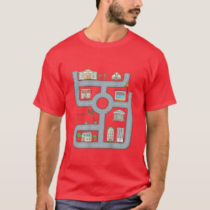 Hüfte für Vater oder Opa, Kinder Auto fahren T-Shirt