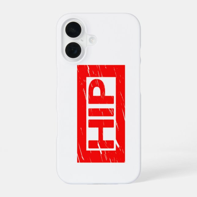Hüfte Stempel iPhone 16 Hülle (Rückseite)