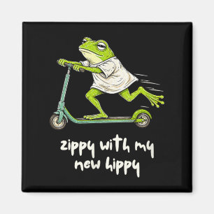 Hüftersatz-Chirurgie Frosch Zippy Mit Neuem Hippy Magnet