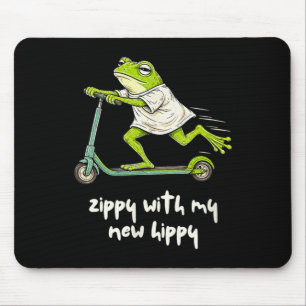 Hüftersatz-Chirurgie Frosch Zippy Mit Neuem Hippy Mousepad