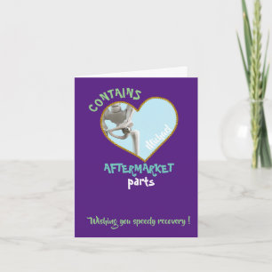 Hüftersatz lustig totale Hüftoperation Geschenk Om Karte