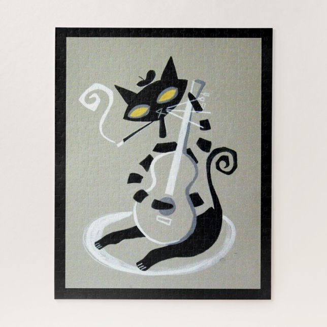 Hüftkatze Puzzle (Vertikal)