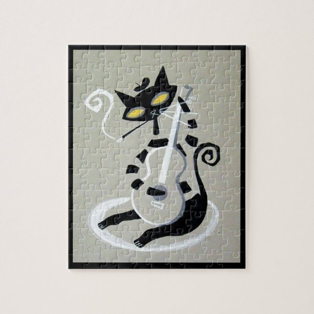 Hüftkatze Puzzle (Vertikal)