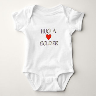Hug a Soldier Baby Strampler