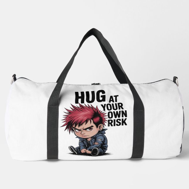 Hug At Your Own Risk Duffle Bag (Vorderseite)