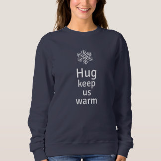 Hug behielt uns warm sweatshirt