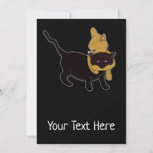 Hug Cats Card Feiertagskarte