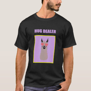 Hug Dealer Cool Llama Music Festival Touchy Free H T-Shirt
