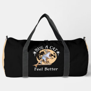 Hug eine Katze, fühle dich besser Skelett umarmt K Duffle Bag