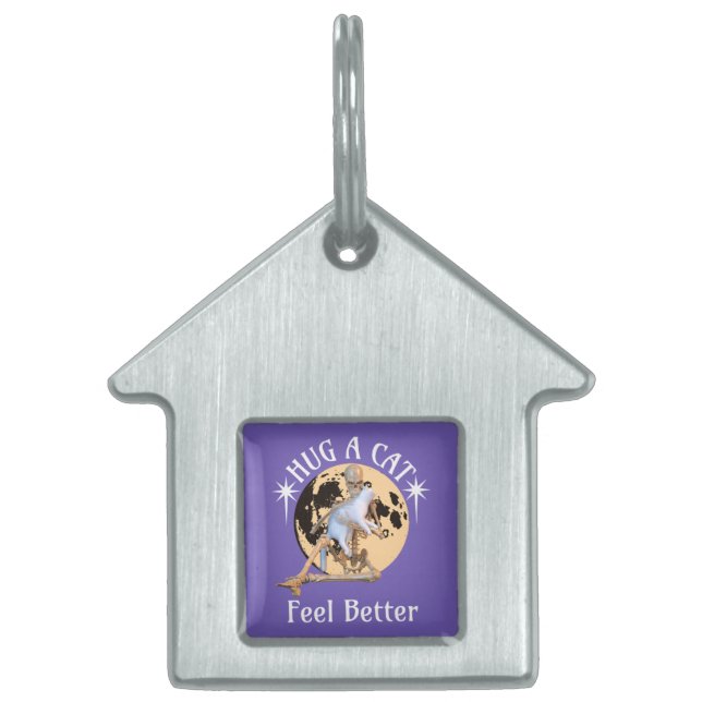 Hug eine Katze, fühle dich besser Skelett umarmt K Tiermarke (Vorderseite)