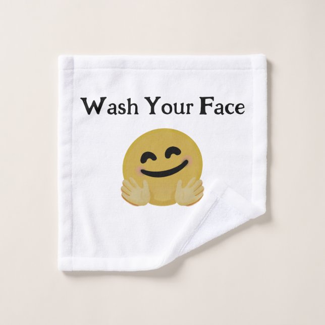 Hug Emoji Wash Tuch (Waschlappen)