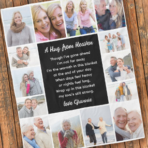 Hug From Heaven Fotocollage Beileid Fleecedecke