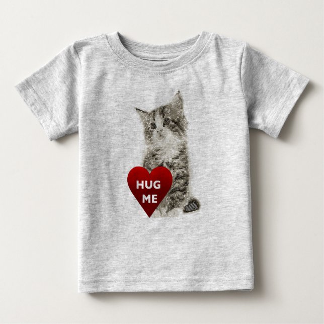 Hug Me - Baby Fine Jersey T - Shirt (Vorderseite)