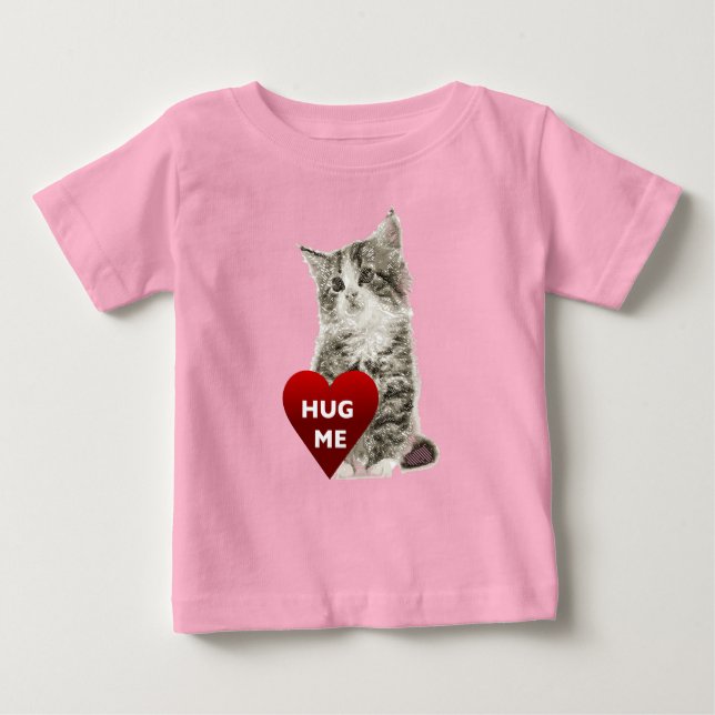 Hug Me - Baby Fine Jersey T - Shirt (Vorderseite)