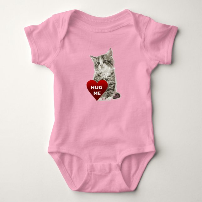 Hug Me - Baby Jersey Bodysuit Strampler (Vorderseite)