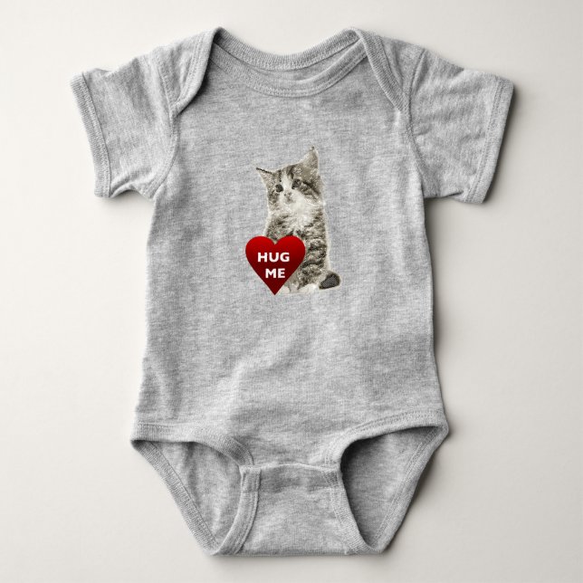 Hug Me - Baby Jersey Bodysuit Strampler (Vorderseite)
