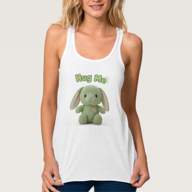 Hug Me Bunny Tank Top (Vorderseite)