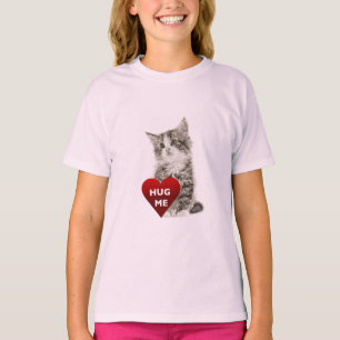 Hug Me - Der grundlegende T - Shirt von Mädchen