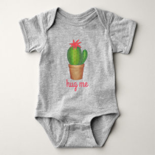 HUG ME Green Prickly Cactus Cacti Pflanze Baby Strampler